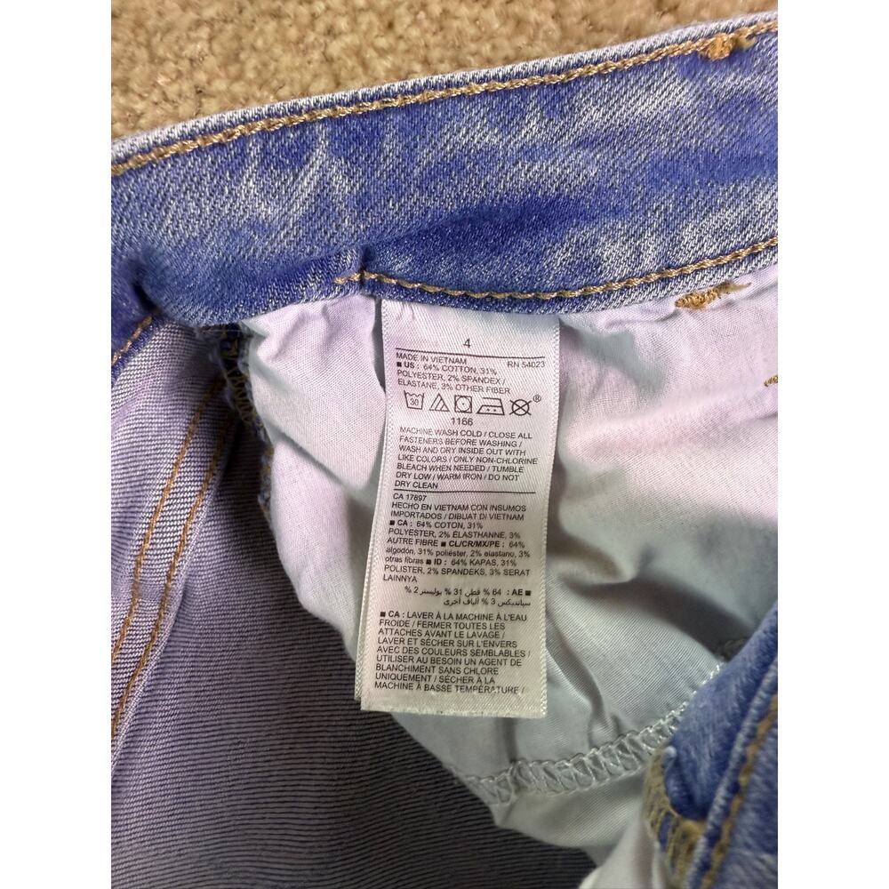 Old Navy Rockstar Super Skinny Higher High Rise Pockets Denim Jeans Size 4 D877 - Picture 7 of 13